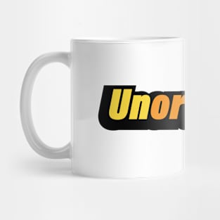 Unordinary colorful typography design Mug